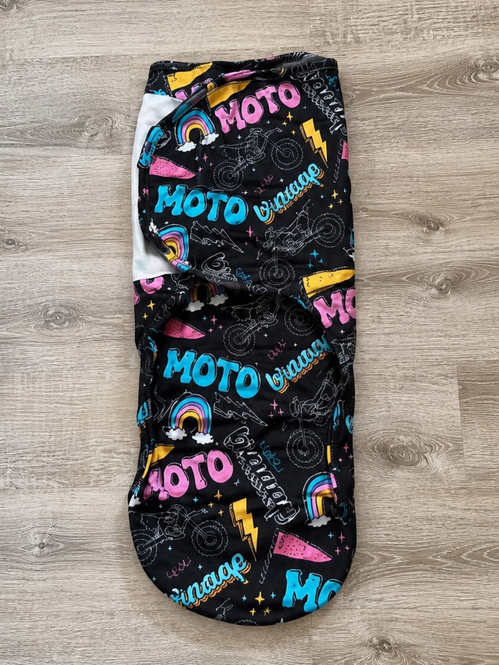 Dirt Bike Baby Swaddle 0-3M Newborn Motocross Blanket NWT